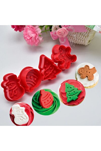 adarya Yılbaşı Temalı 4'lü Basmalı Kopat