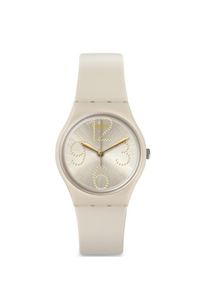 Swatch ساعة يد نسائية شفافة GT107