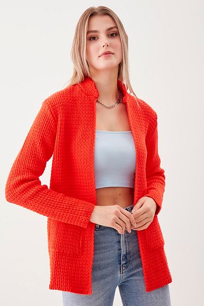 Vitrin Strickjacke mit Kragen und Taschendetail