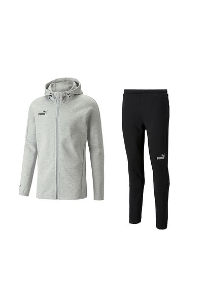 Puma 657383   Teamfinal Casuals Σετ αθλητικών Γκρι Μαύρο