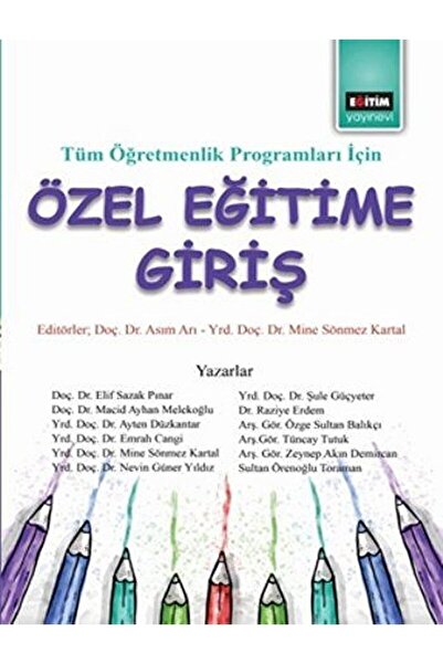 Eğitim Yayınevi - Ders Kitapları Tüm Öğretmenlik Programları Için Özel Eğitim...