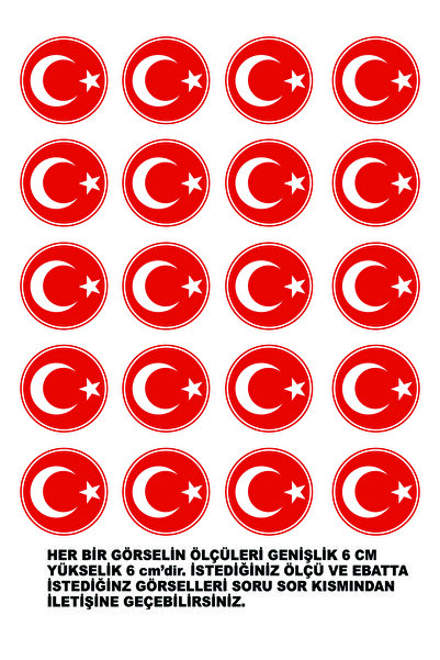 ErTaPassage Dtf Baskı A3 Boyut Oval Bayrak Ütü Ile Dijital Baskı