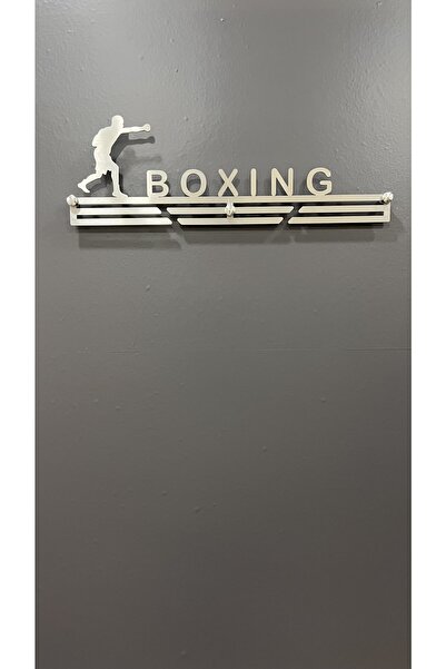 MER Dekor Madalya Askısı / Askılığı - Boks (PASLANMAZ ÇELİK)