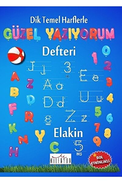 Milenyum Dik Temel Harflerle Güzel Yazıyorum Defteri (spiralli) / Kolektif / ...