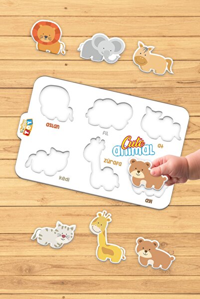 enozeli Sevimli Hayvanlar Eğitici Yap Boz