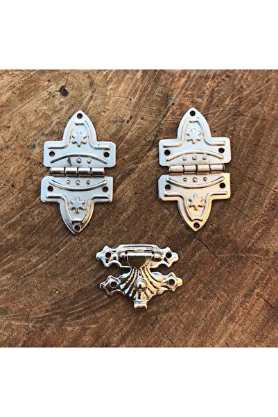 Beşel Yonca Mini Menteşe Tavla Menteşe Klipsi Kutu Menteşe Krom