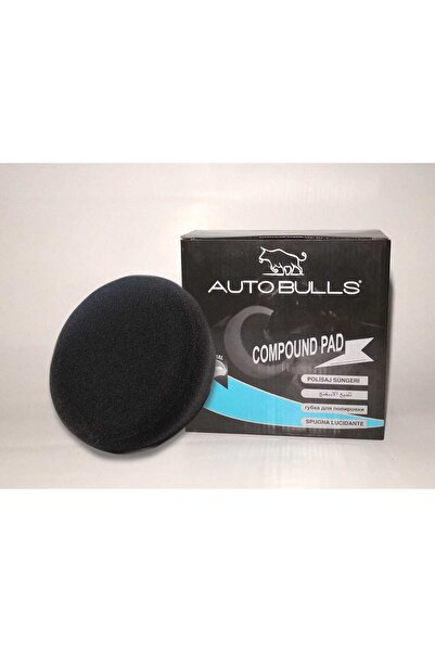 AUTO-BULLS 15cm Aplikatörlü Polisaj Süngeri Siyah Cila Süngeri