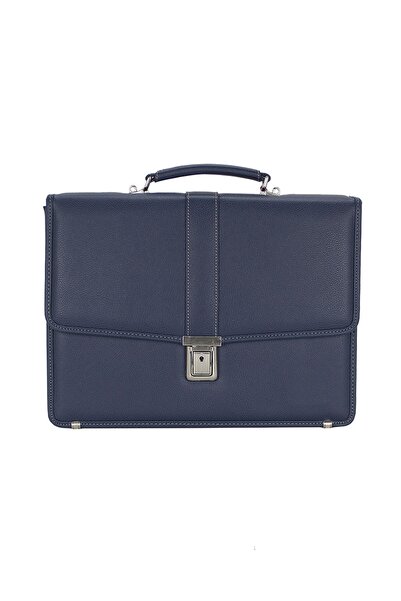 Case Club حقيبة كتف للرجال - قفل ميكانيكي متوافق مع ورق A4