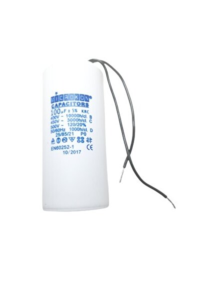 Nesta 100 Mf Kondansatör 400-450 V Kablolu (DAİMİ)