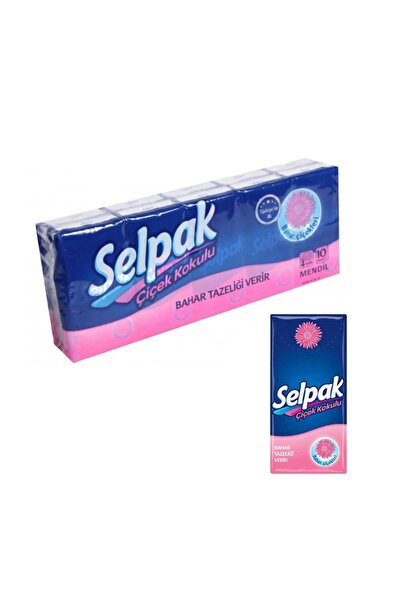 Selpak منديل جيب زهري 10 قطع 4 قطع