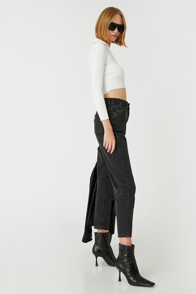 Koton Women's Black Jeans 3WAL40289MD