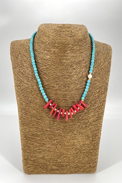 Cocopelli Concept قلادة من الحجر الطبيعي مصنوعة يدوياً