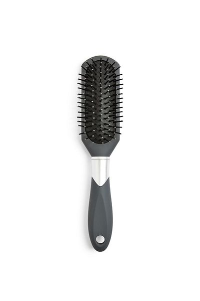 QUEEN AKSESUAR German Quality Imported Gray Metal Super Hair Lightener Brush Comb