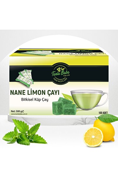 TanlaBaba Sargılı Nane Limon Bitki Çayı 500 gr Küp Çay Bitkisel Çay Doğal Çay
