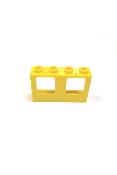 LEGO Original Accessory Custom Moc Window 1 X 4 X 2 Yellow Train Airplane Window 2 Pieces to Send