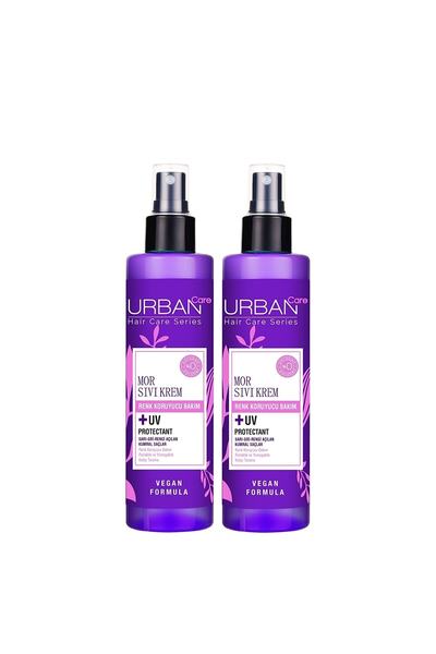 Urban Care Turunculaşma Karşıtı Mor Sıvı Saç Kremi-2x200 Ml-vegan