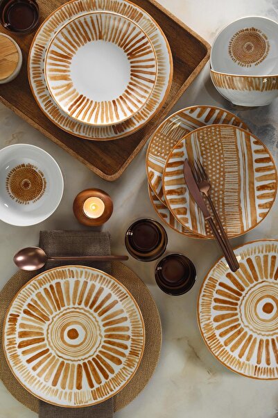 Kütahya Porselen Zeugma 24 Parça Yemek Takımı