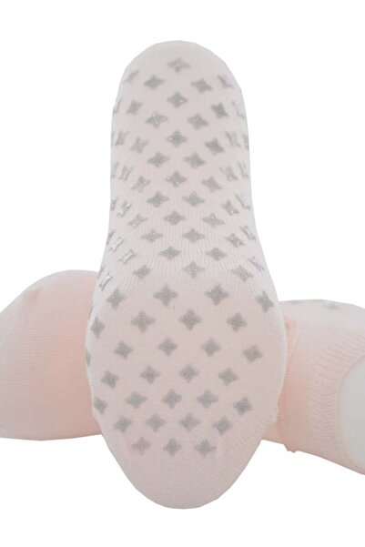 Flora Yoga Pilates Socks 3-Piece Anti-Slip Sole Star Printed