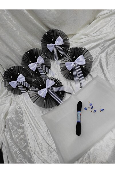 ecrin tuhafiye hobi Pratik 5'li Damat Bohça Süsü Seti