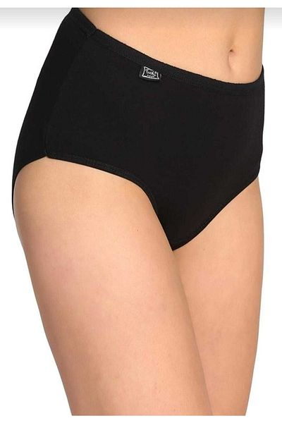 Tutku 924 Lycra Bato Chiloți Set de 6 Negru