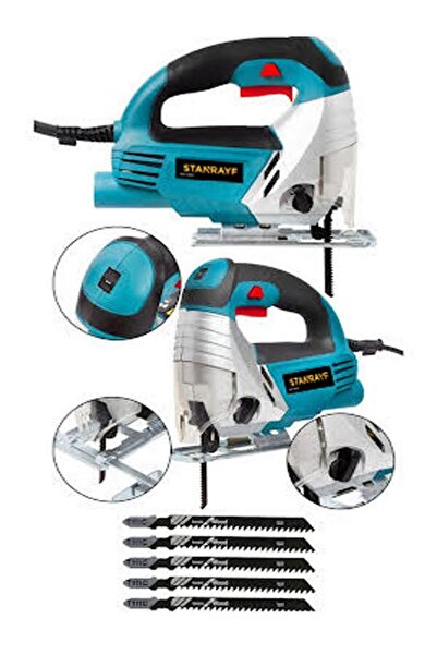 stanrayf Alman Mac Blue 4200 Wat Bakır Sargılı Motor Elektrikli Dekupaj Teste...