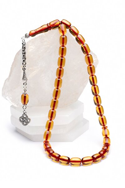 OTTOTESBİH Mărgele de rugăciune de chihlimbar de foc