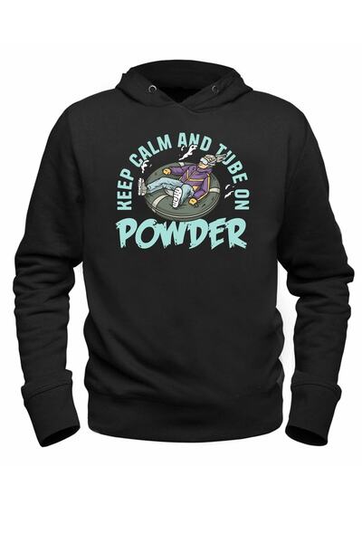 Alfa Tshirt مسحوق التزلج على الجليد البلوز الأسود