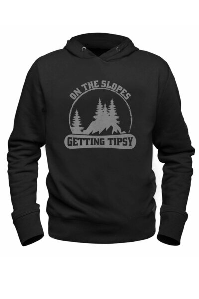 Alfa Tshirt سويت شيرت أسود للتزلج على الجليد