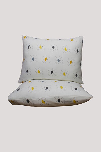 Ayd Home 2'li Müslin %100 Pamuk Bebek Yastık Kılıfı 35x45 cm