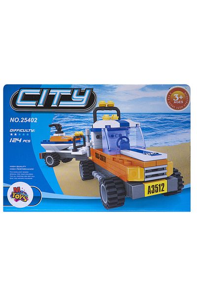 M Toys مجموعة مكعبات المدينة رقم 25402