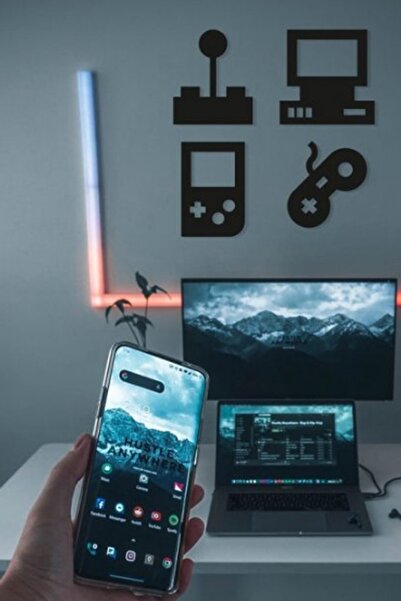 Genel Markalar Gamer Oyuncular Için Ateri Konsollar Duvar Dekor Tablo Hediyel...