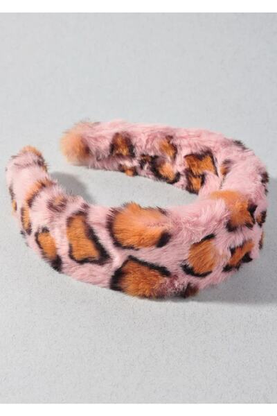 CSR AKSESUAR Coroană de pluș cu model leopard