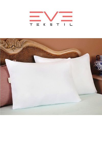 Eve Tekstil Silicone Pillow with 4 Pollycotton Covers 50 X 70 cm 900 Gr