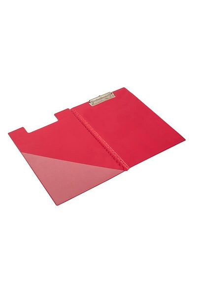 KRAF 15 Pieces A4 Covered Secretarial File Red