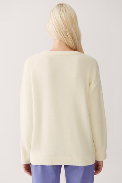 Perspective Γυναικεία πλεκτή μπλούζα Illas Ecru Color