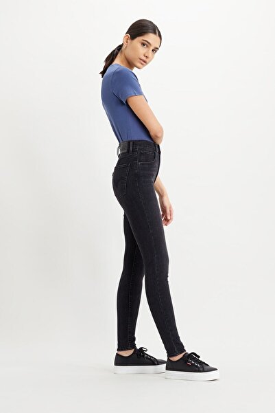 Levi's Dámské džínové kalhoty Mile High Super Skinny - Black Ground