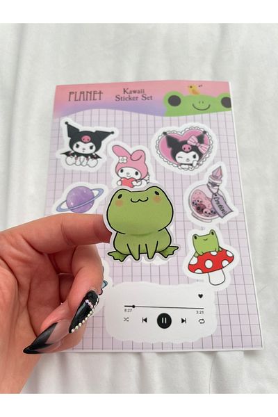 Planet Butik Kawaii Agenda, Planner, Phone, Notebook Sticker Set