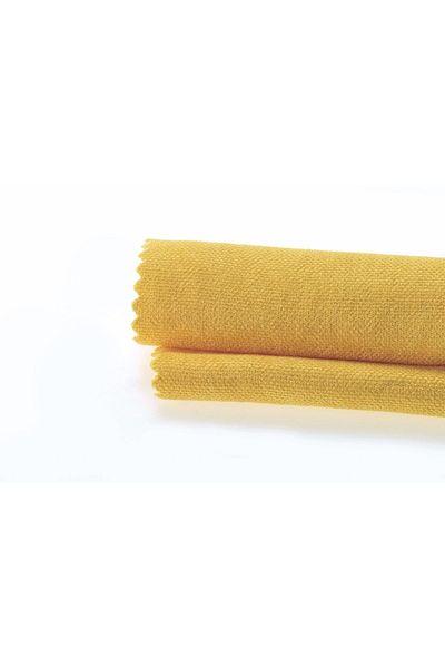 Pastel Indian Yellow Tablecloth Velvet Textured Stain Resistant