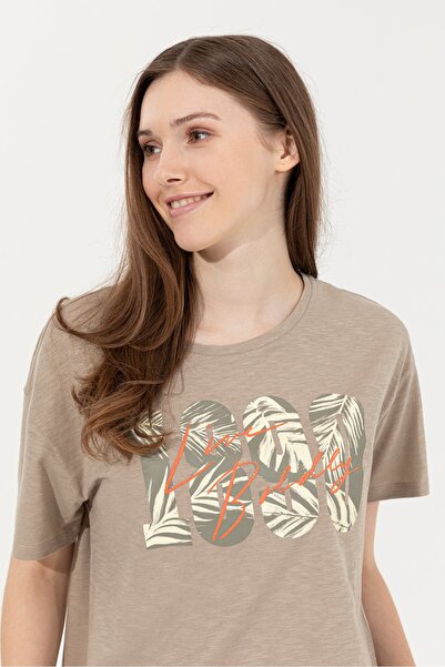 U.S. Polo Assn. Πράσινο γυναικείο T-Shirt