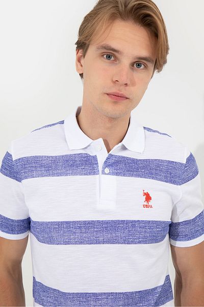 U.S. Polo Assn. Μπλε ανδρικό μπλουζάκι