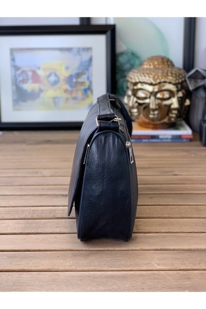 Deribag Genuine Leather Medium Size Crossbody Bag