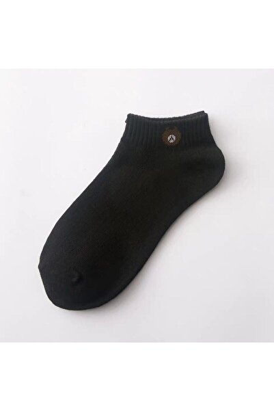 WORTHY SOCKS Комплект от 6 чифта шарени къси чорапи до глезена с анимационни цветни мечешки глави