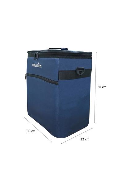 EYM Geantă termică 25 litri Rucsac Thermos Frosted Bleumarin