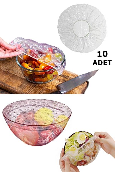 Seram Collection Gıda Koruyucu Tencere Tabak Bonesi 10'lu