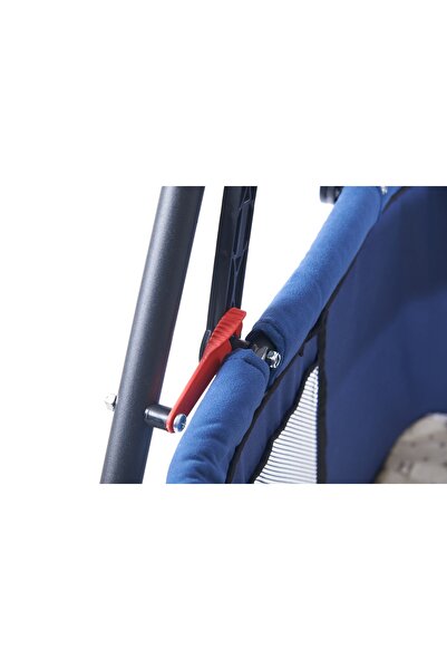 Lentini Roma Anne Yanı Lux Sallanır Tekerlekli Sabitlemeli Cibinlikli Katlanır Portatif Sepet Beşik Hamak