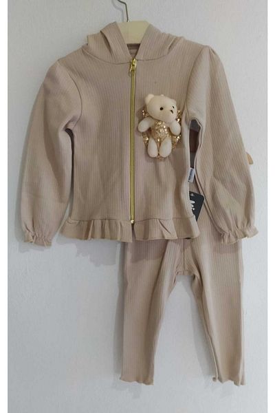 Minamino Baby Girl Teddy Bear Set