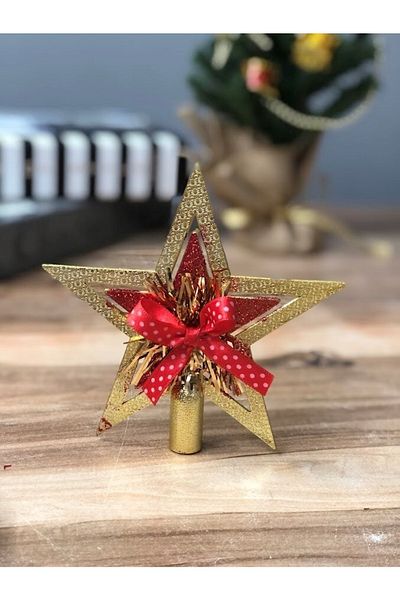 Masalsı Concept Pine Tree Gold Star Top