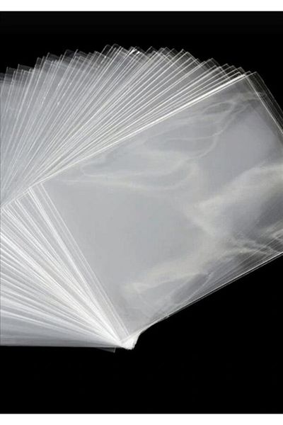 anka design Transparent Bag, Plain / 13x20 Cm (50 Pieces)