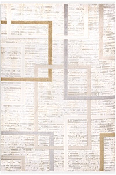 İpek Halı Sardes 6460a Bej Akrilik Halı