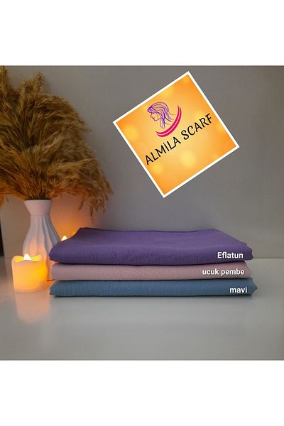 Narine Hijab Γυναικείο βαμβακερό σάλι Cazz Model-3 Σετ